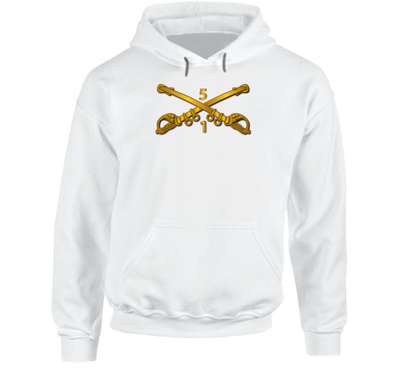 Army - 1st Bn 5th Cavalry Branch Wo Txt Hoodie