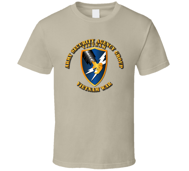 Army Security Agency Group Vn War W Txt T Shirt