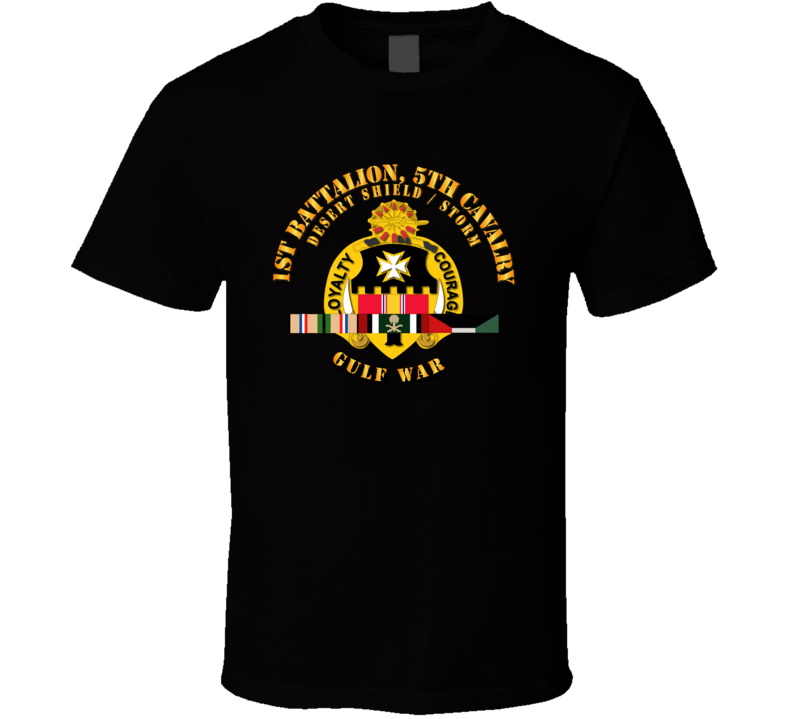 Army  - 1st Battalion, 5th Cavalry Ds W Svc T Shirt