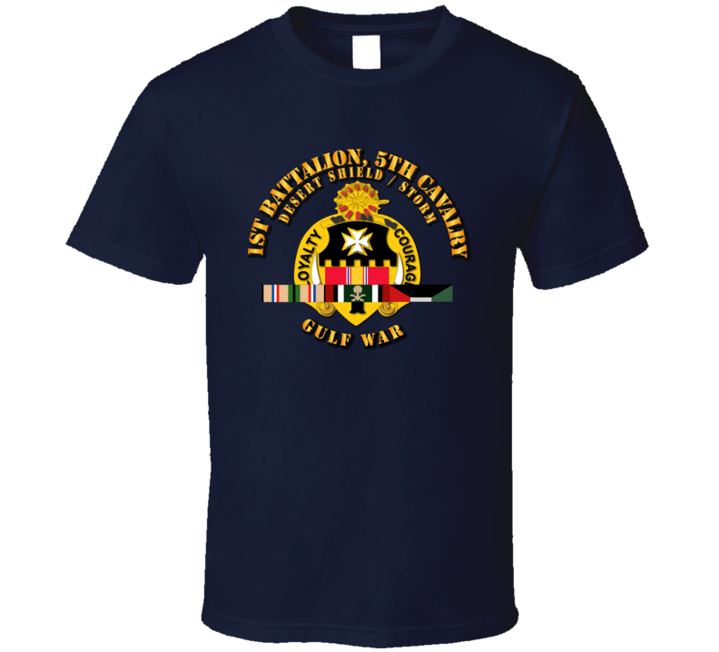 Army  - 1st Battalion, 5th Cavalry Ds W Svc T Shirt