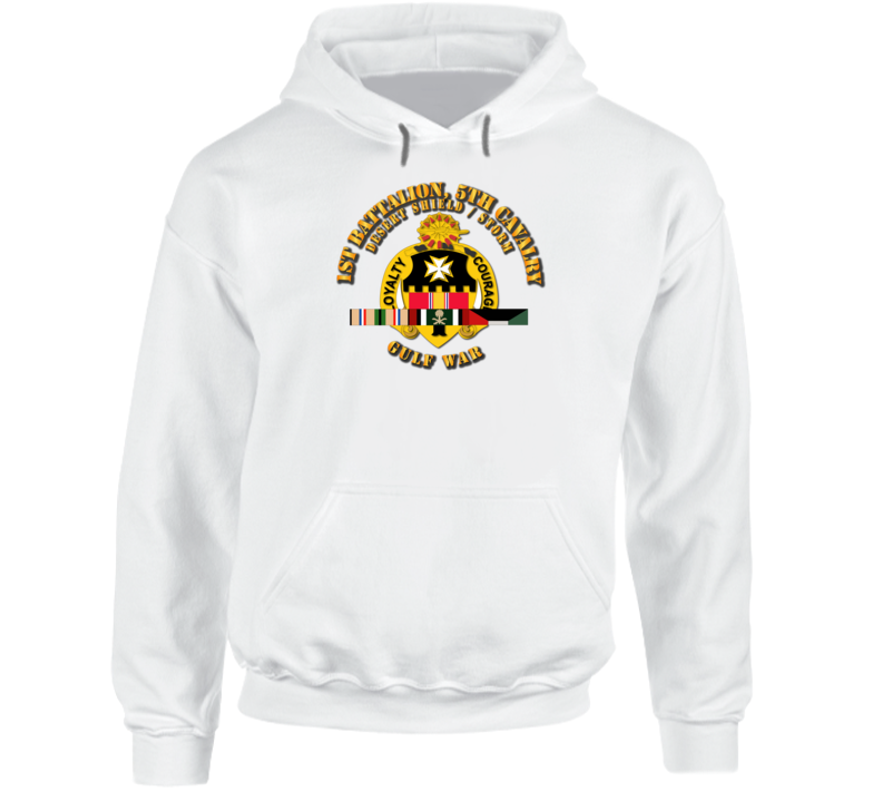 Army  - 1st Battalion, 5th Cavalry Ds W Svc Hoodie