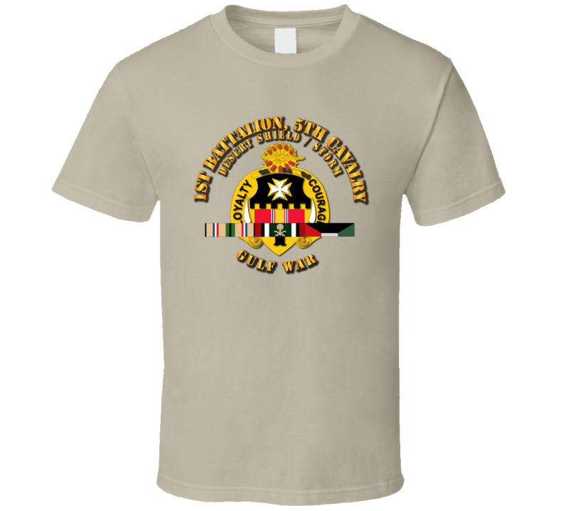Army  - 1st Battalion, 5th Cavalry Ds W Svc T Shirt