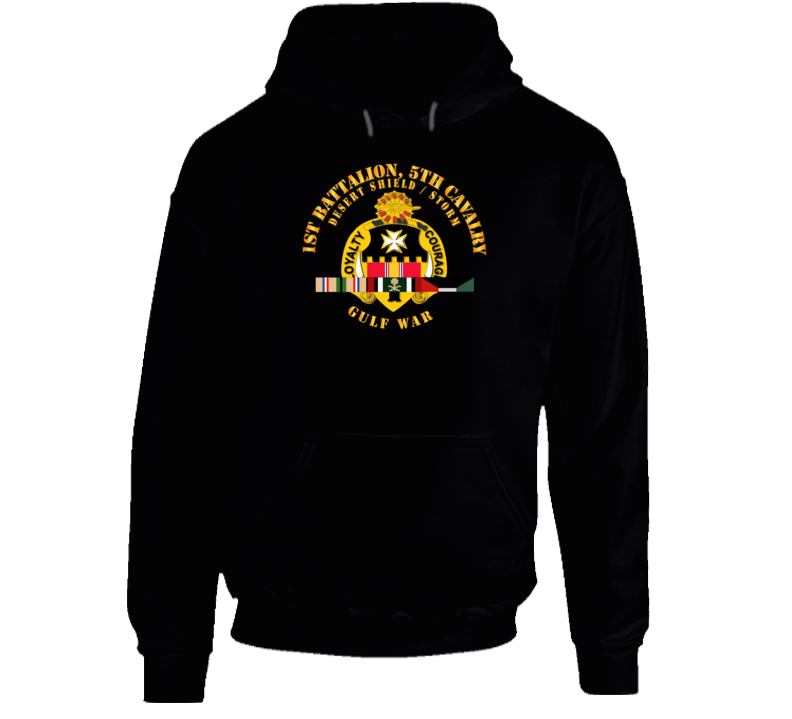 Army  - 1st Battalion, 5th Cavalry Ds W Svc Hoodie