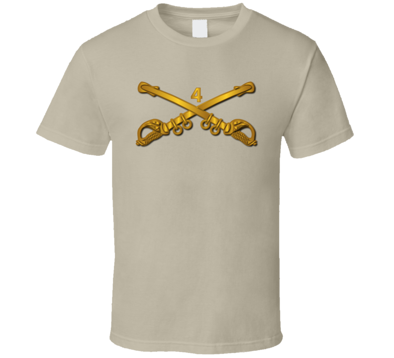 Army - 4th Cavalry Branch Wo Txt T Shirt