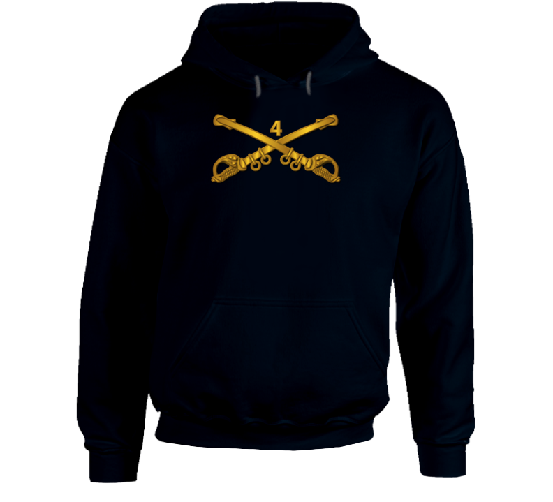 Army - 4th Cavalry Branch Wo Txt Hoodie