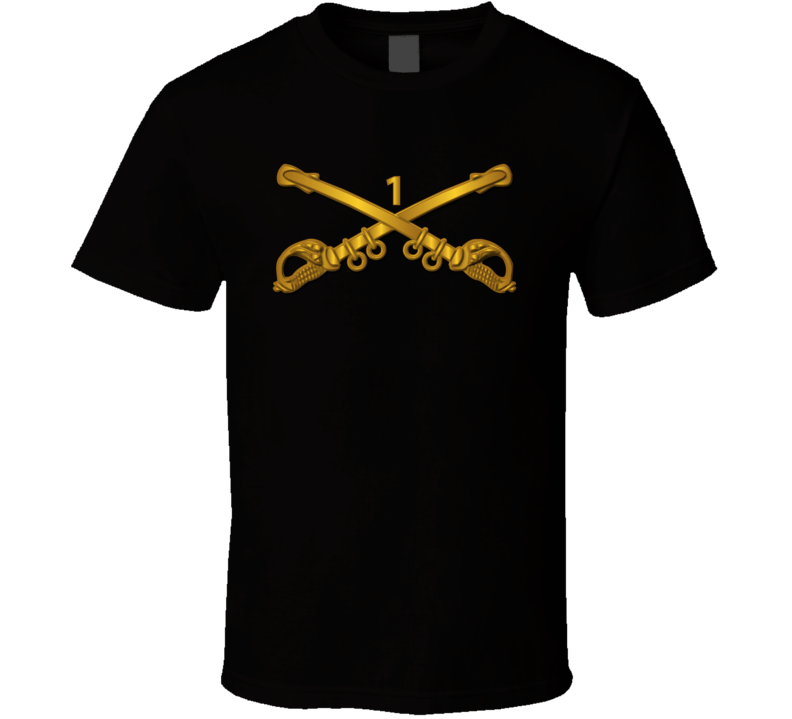 Army - 1st Cavalry Branch Wo Txt T Shirt