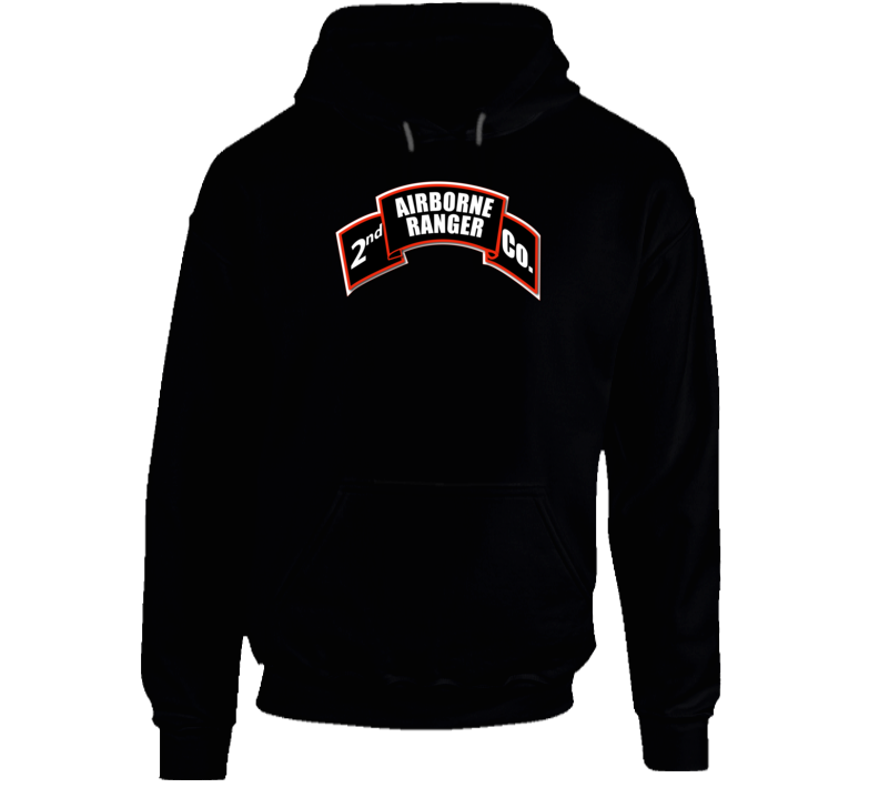 Sof - 2nd Ranger Infantry Company - Airborne Scroll Hoodie