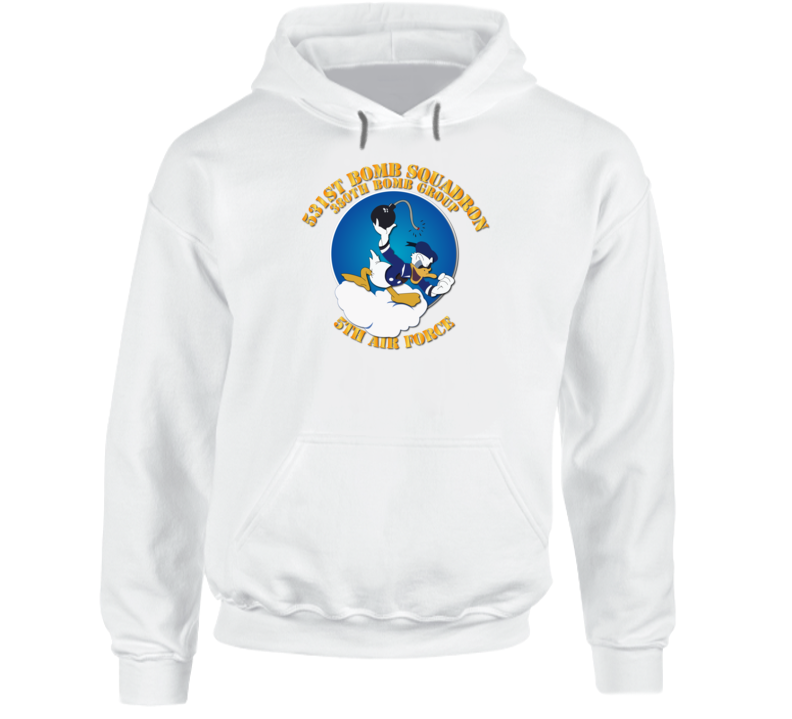 531st  BS - 380th BG - 5AF w Txt Hoodie