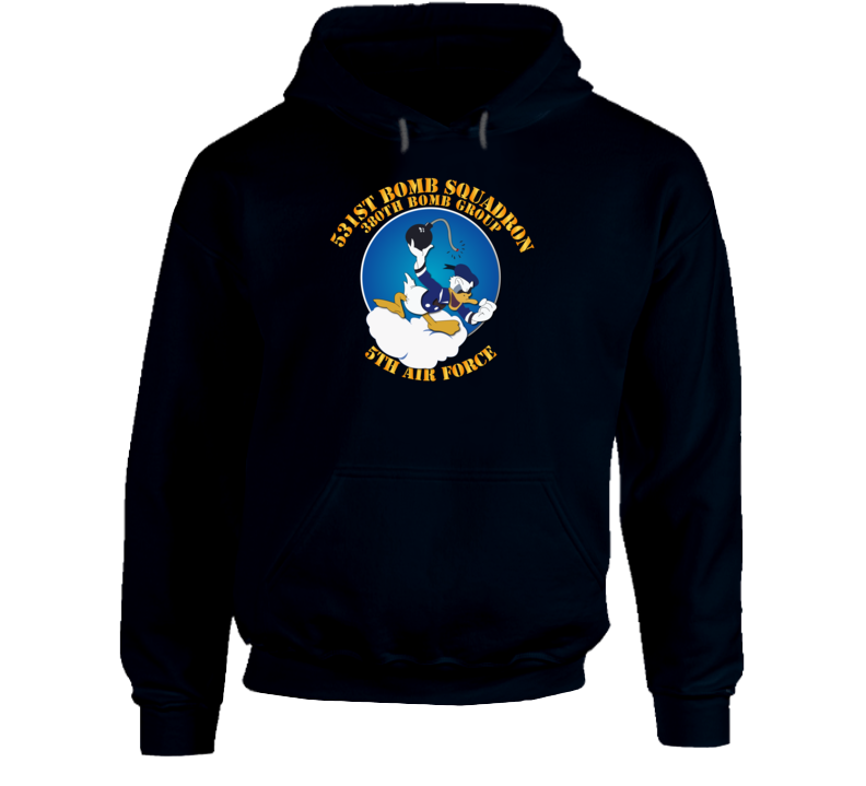531st  BS - 380th BG - 5AF w Txt Hoodie