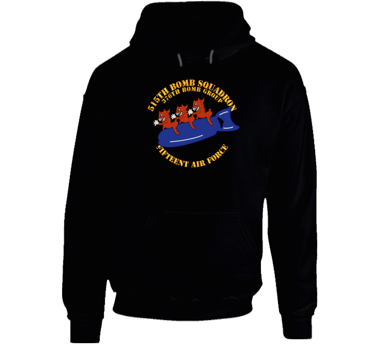 515th  Bs - 376th Bg - 15th Af W Txt Hoodie