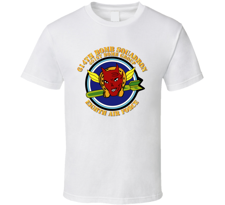 614th  Bs - 401st Bg - 8th Af W Txt T Shirt