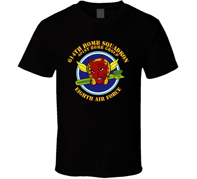 614th  Bs - 401st Bg - 8th Af W Txt T Shirt