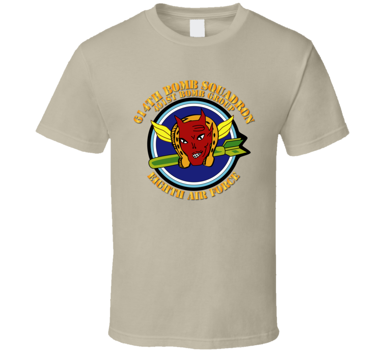 614th  Bs - 401st Bg - 8th Af W Txt T Shirt