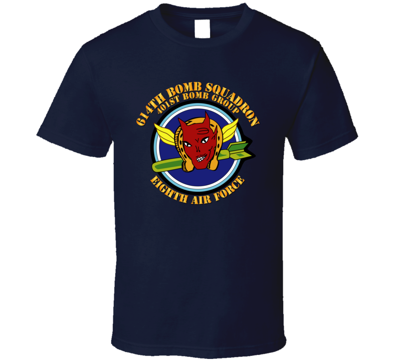 614th  Bs - 401st Bg - 8th Af W Txt T Shirt