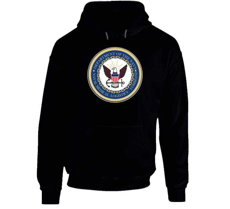Navy Medical Logistics Without Text Hoodie