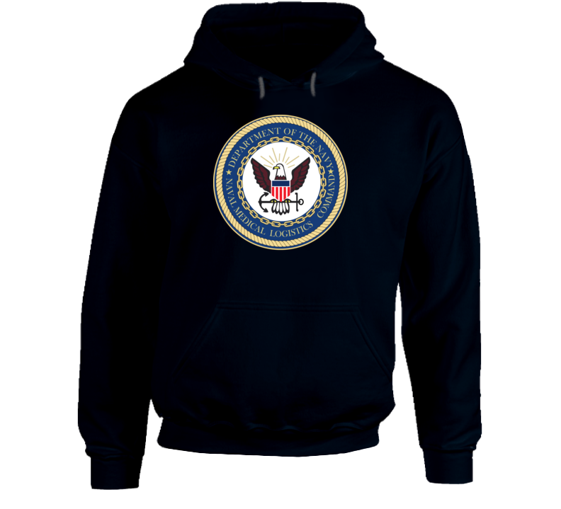 Navy Medical Logistics Without Text Hoodie