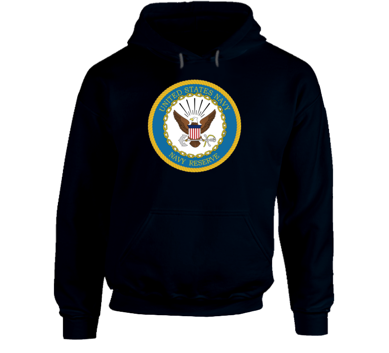 Navy Reserve Without Text Hoodie