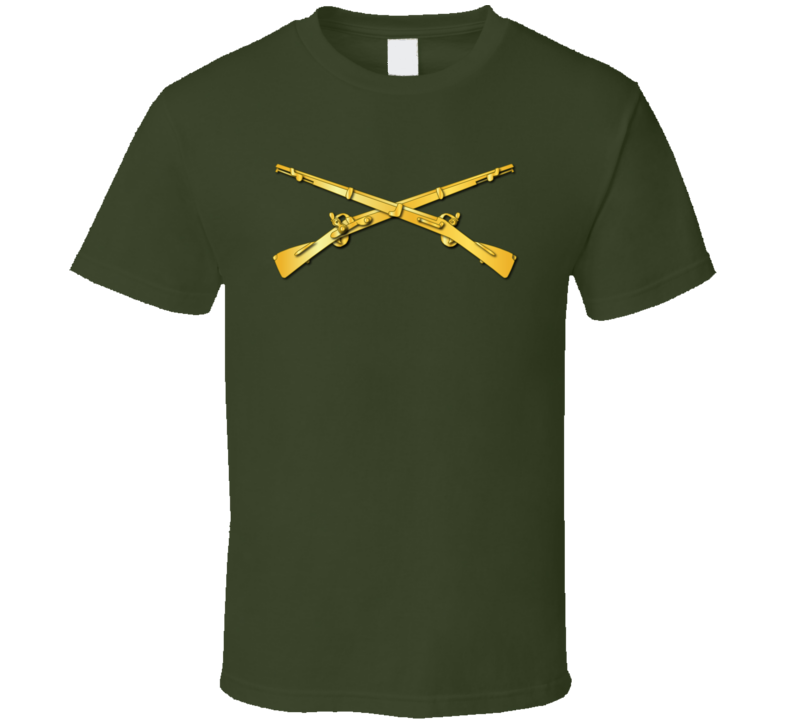 Army - Infantry Branch - Crossed Rifles T Shirt