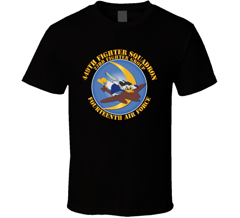 Aac - 449th Fs - 23rd Fg - 14th Af With Txt T Shirt