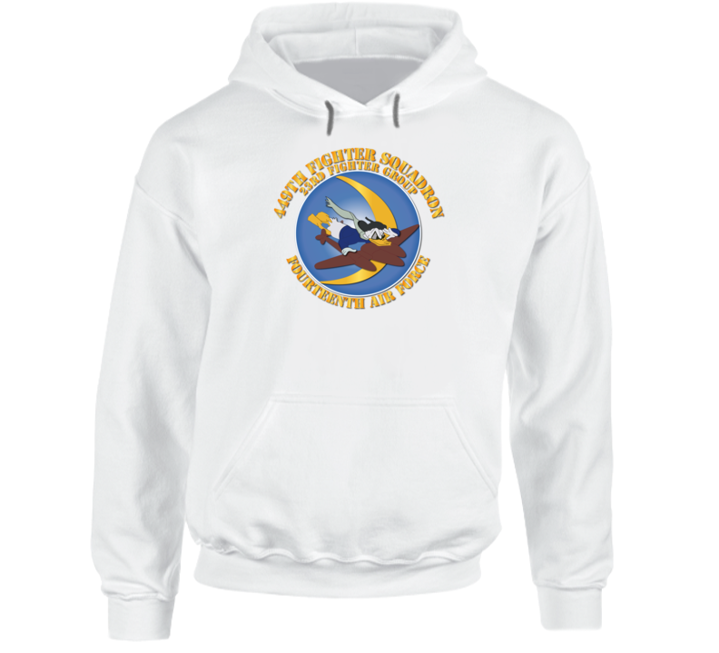 Aac - 449th Fs - 23rd Fg - 14th Af With Txt Hoodie