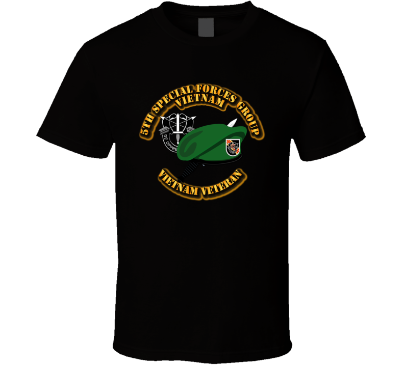 Sof - 5th Sfg Vn - Beret Dagger Dui - V2 T Shirt