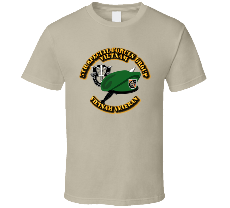 Sof - 5th Sfg Vn - Beret Dagger Dui - V2 T Shirt