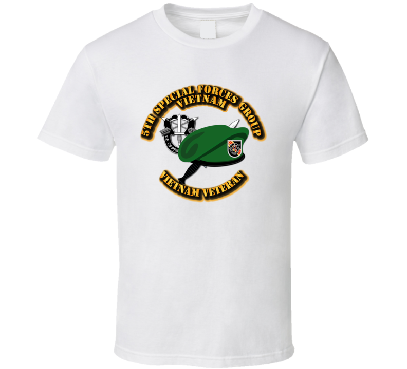 Sof - 5th Sfg Vn - Beret Dagger Dui - V2 T Shirt