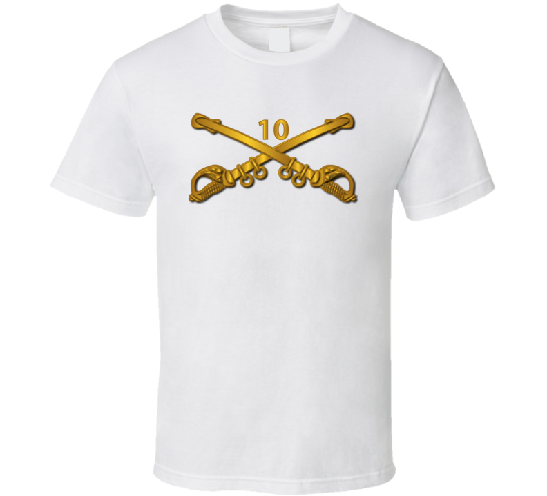 Army - 10th Cavalry Branch Wo Txt T-shirt