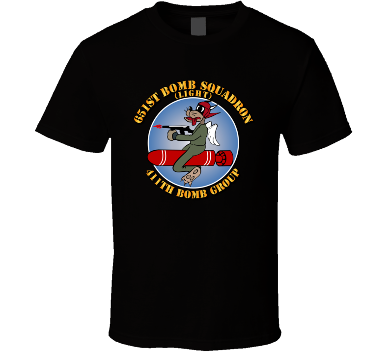 Aac - 651st Bs (light) - 411th Bg W Txt T Shirt