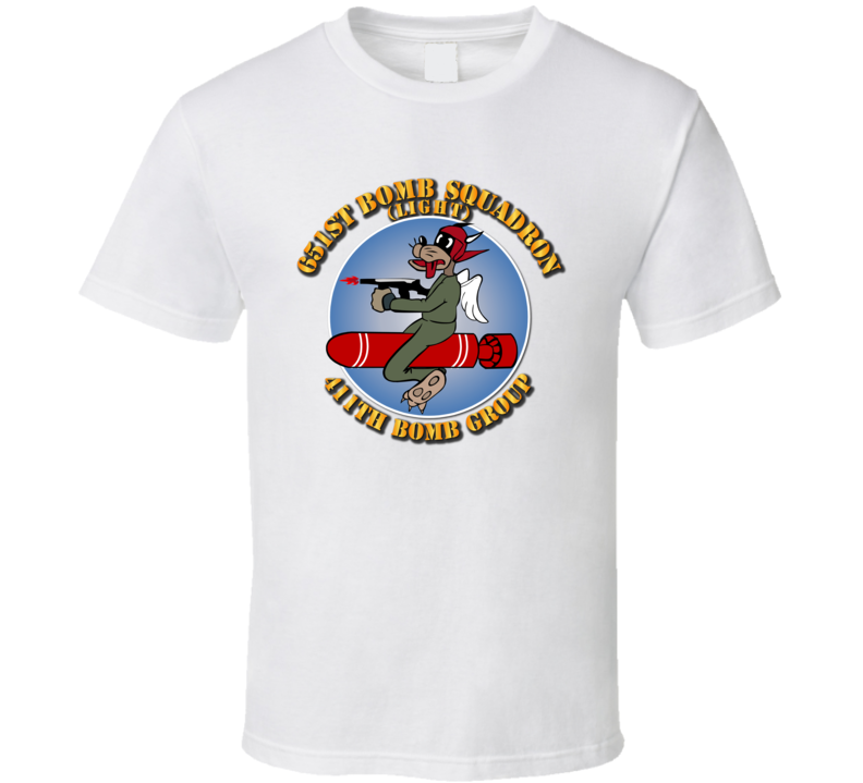 Aac - 651st Bs (light) - 411th Bg W Txt T Shirt