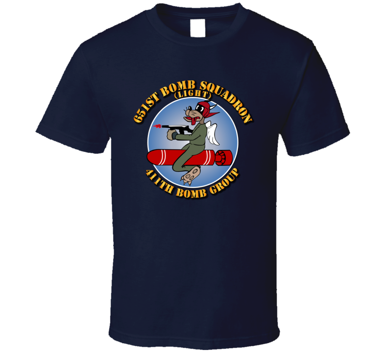 Aac - 651st Bs (light) - 411th Bg W Txt T Shirt