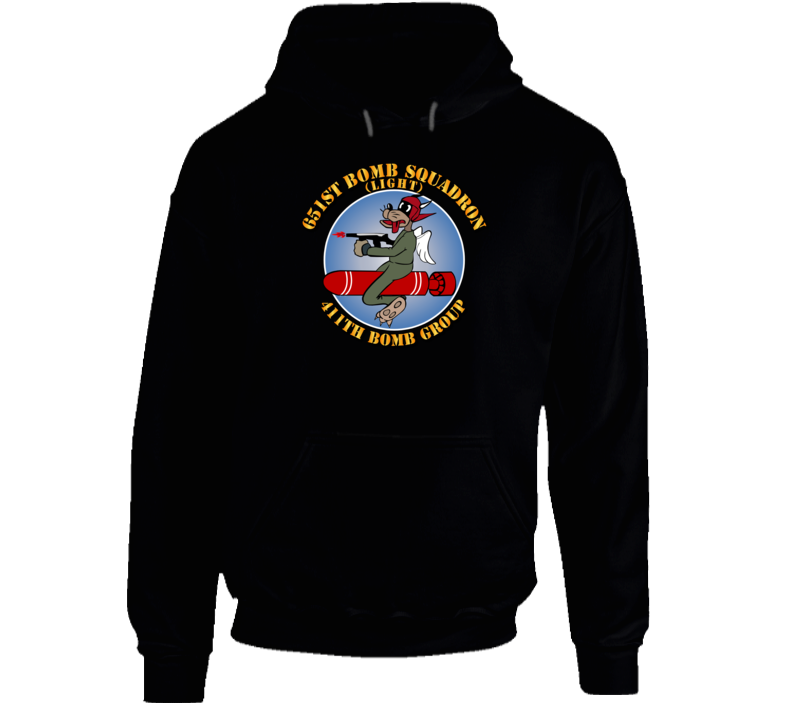 Aac - 651st Bs (light) - 411th Bg W Txt Hoodie