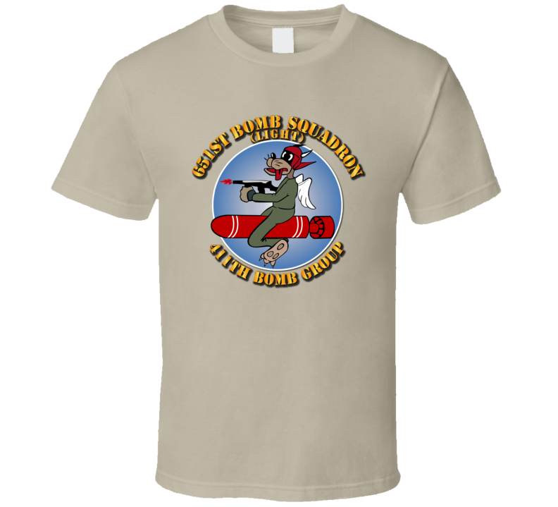 Aac - 651st Bs (light) - 411th Bg W Txt T Shirt
