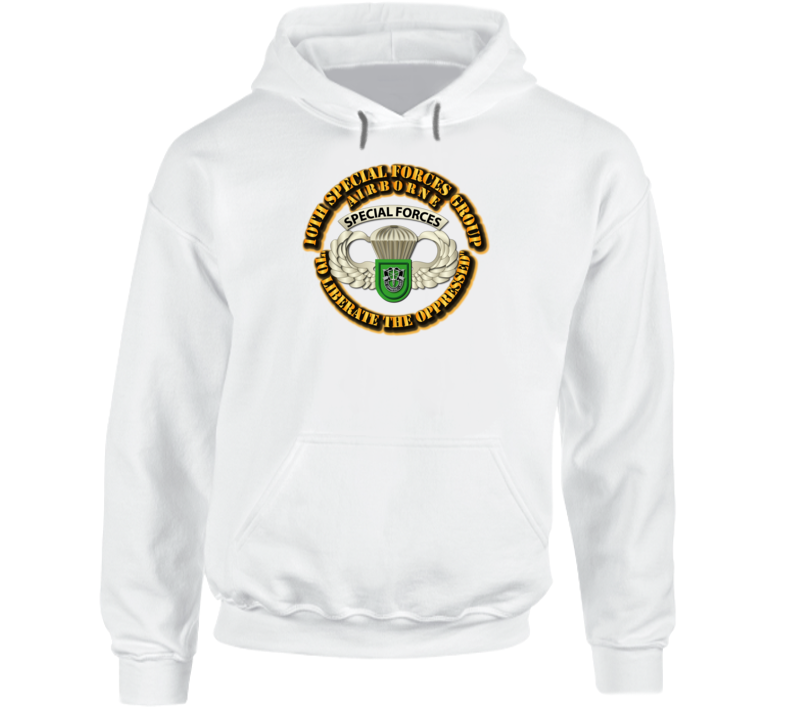 Sof - 10th Sfg - Airborne Badge Hoodie