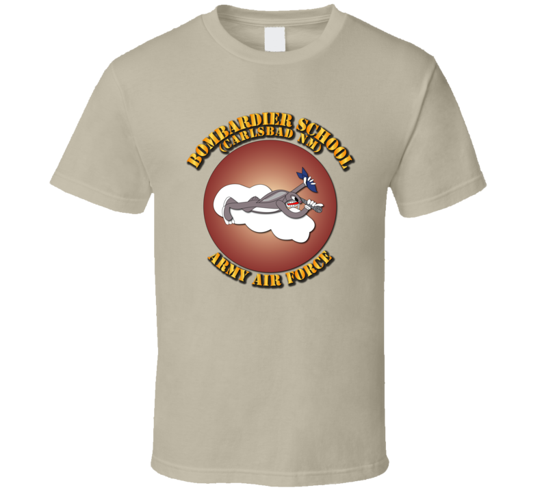 Aac - Bombardier School - Carlsbad Nm With Txt T Shirt