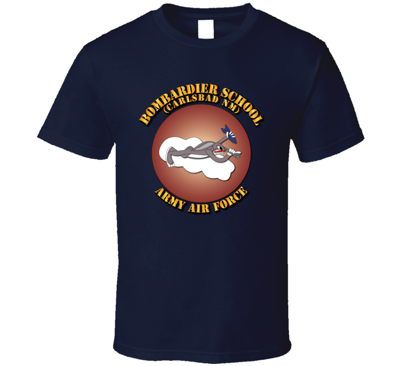 Aac - Bombardier School - Carlsbad Nm With Txt T Shirt