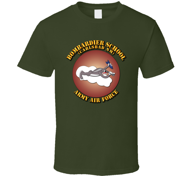 Aac - Bombardier School - Carlsbad Nm With Txt T Shirt