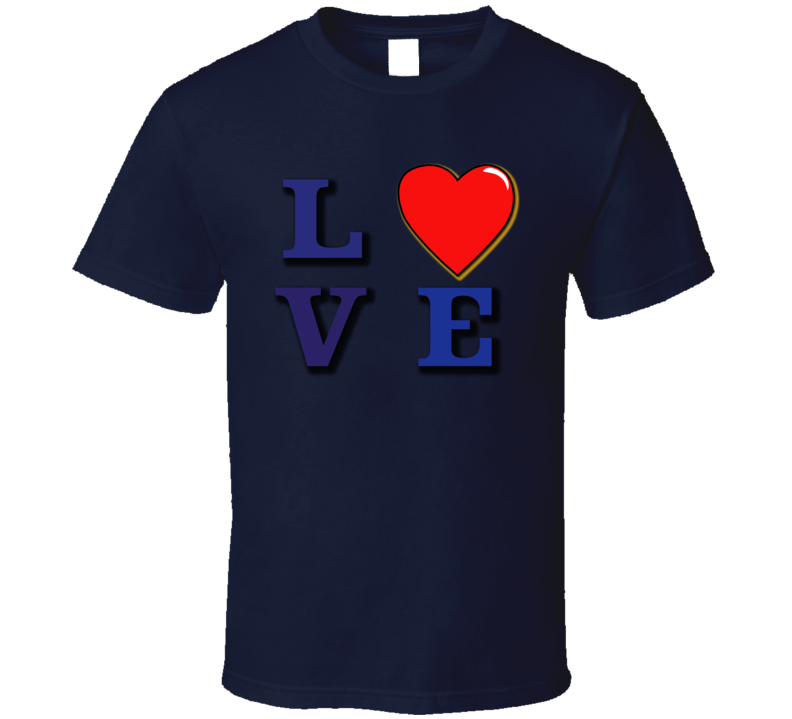 Emblem - L Heart V E T Shirt