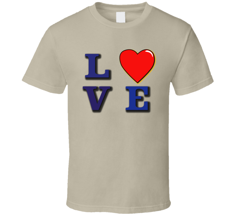 Emblem - L Heart V E T Shirt