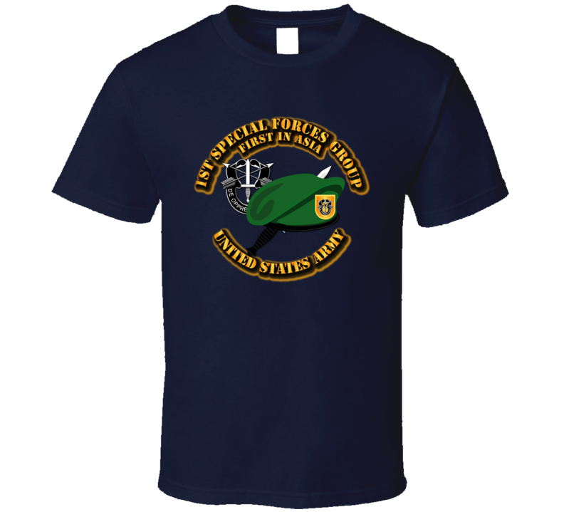Sof - 1st Sfg - Beret Dagger Dui T Shirt