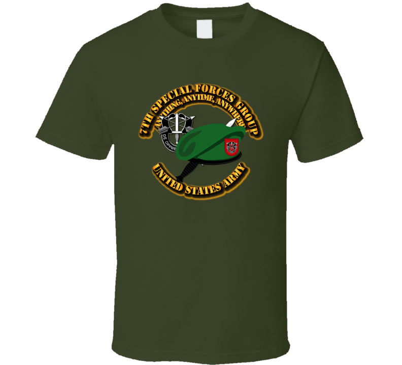Sof - 7th Sfg - Beret Dagger Dui T Shirt