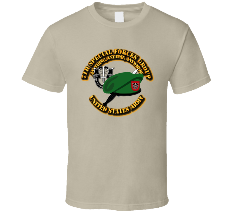 Sof - 7th Sfg - Beret Dagger Dui T Shirt