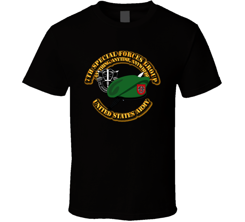 Sof - 7th Sfg - Beret Dagger Dui T Shirt