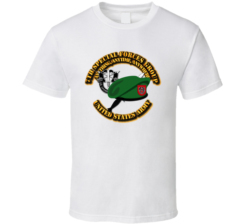 Sof - 7th Sfg - Beret Dagger Dui T Shirt