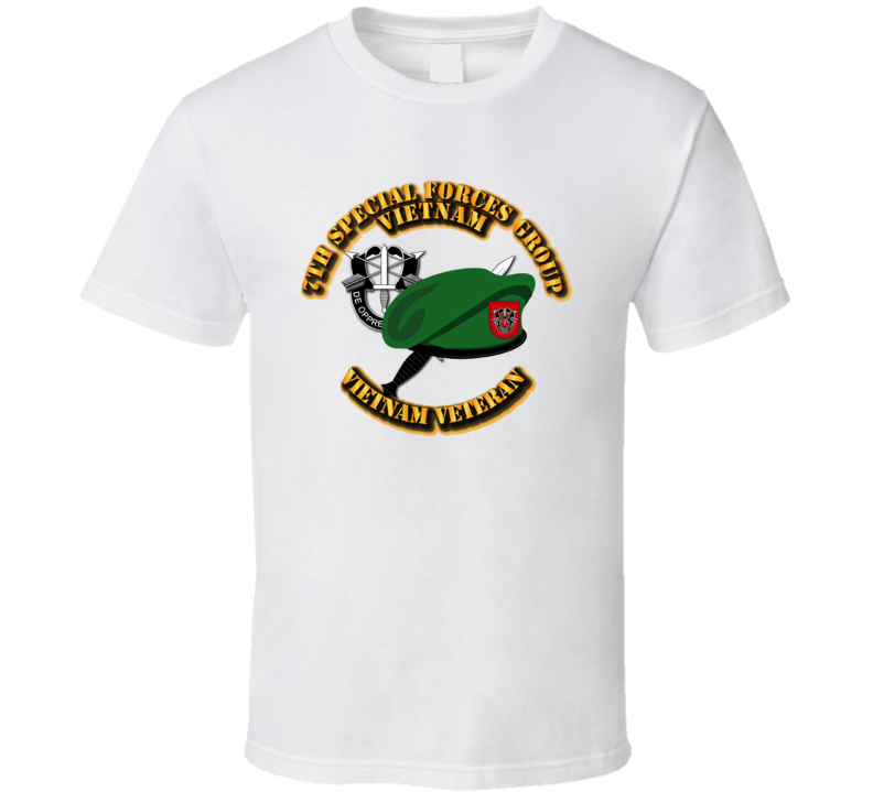Sof - 7th Sfg Vn - Beret Dagger Dui - V2 T Shirt