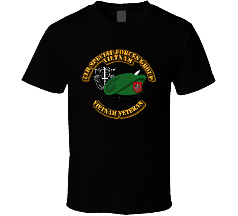 Sof - 7th Sfg Vn - Beret Dagger Dui - V2 T Shirt