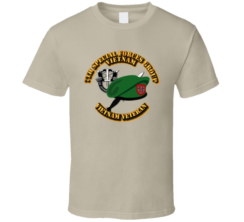 Sof - 7th Sfg Vn - Beret Dagger Dui - V2 T Shirt