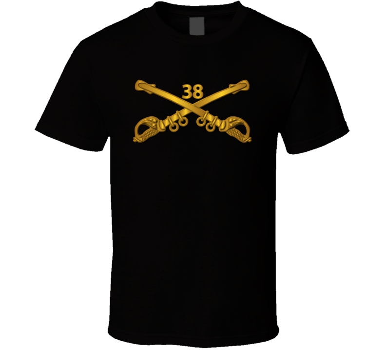 Army - 38th Cavalry Branch Wo Txt T-shirt