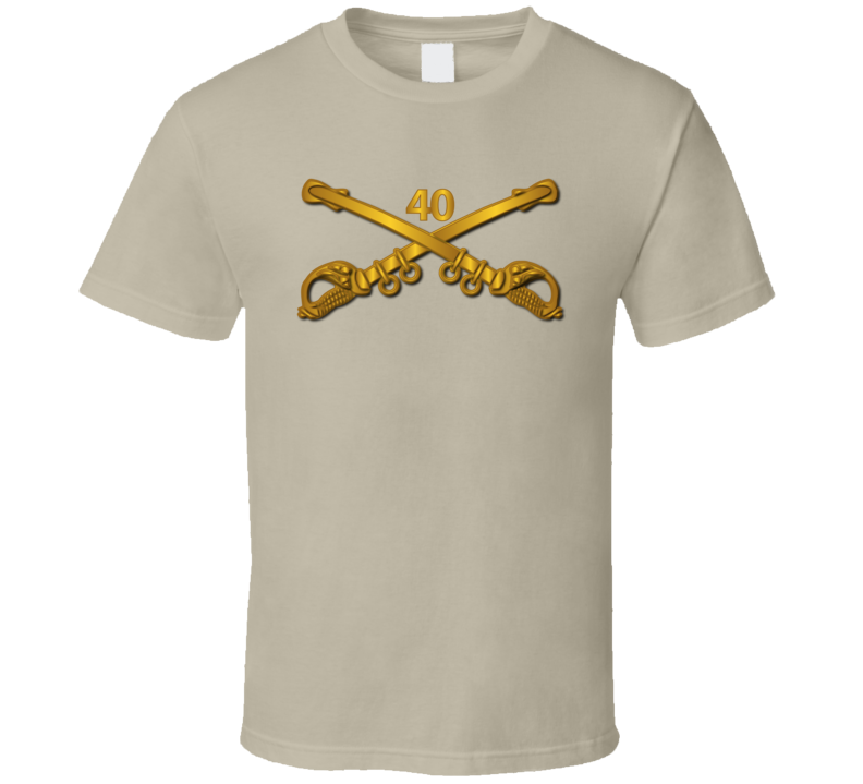 Army - 40th Cavalry Branch Wo Txt T-shirt
