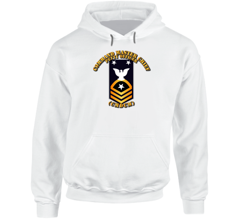 Navy - Cmdcm - Blue - Gold With Txt Hoodie